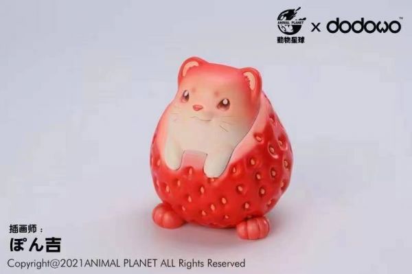 Fruit Elf Series - Strawberry Weasel