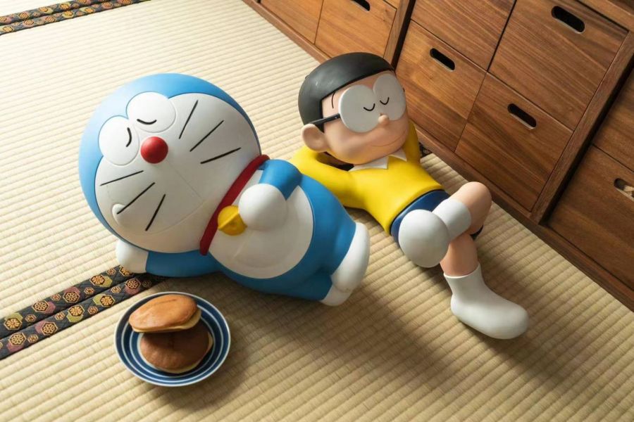 Sleeping Doraemon & Nobita
