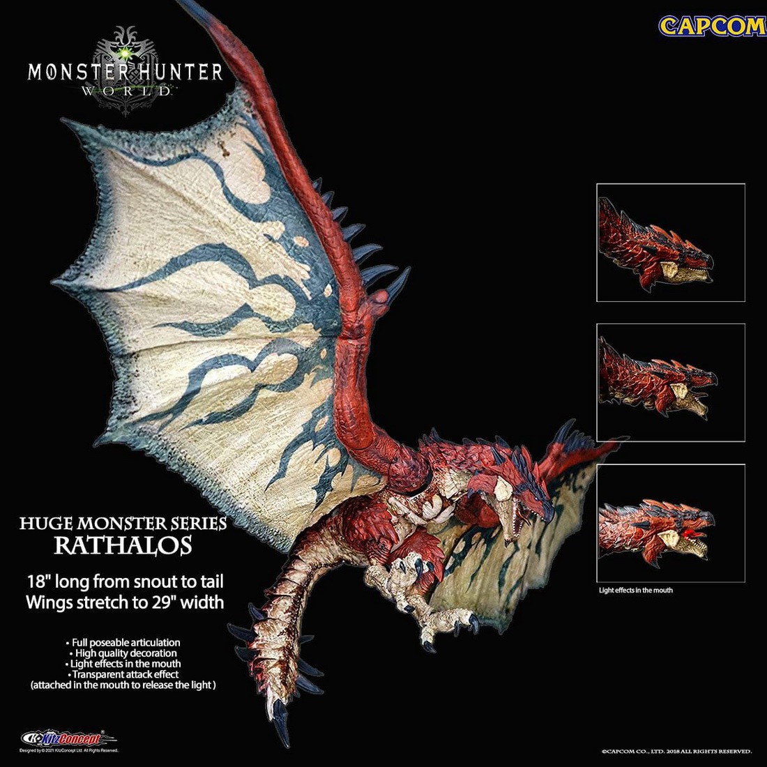 Monster Hunter: World - Rathalos Fire Dragon