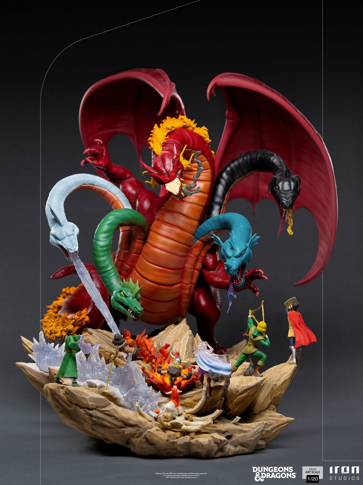 Dungeons and Dragons - The Battle of Tiamat Statue 1/20