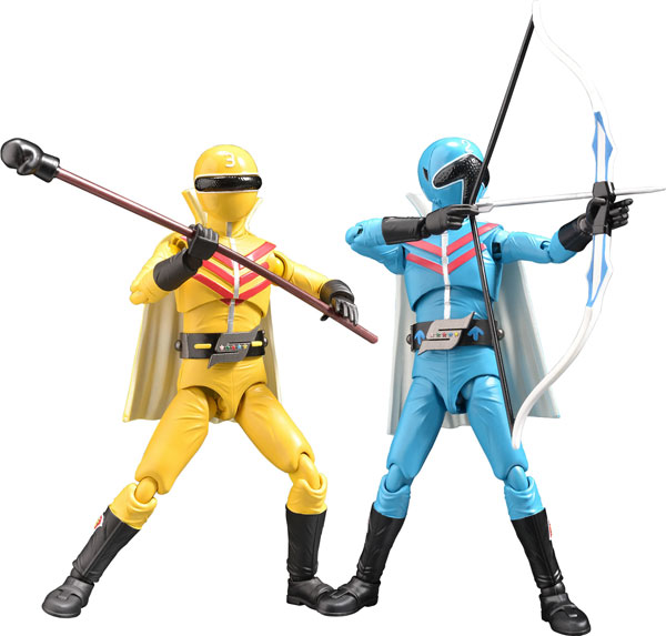 HAF (Hero Action Figure) Himitsu Sentai Goranger Aorenger & Kirenger