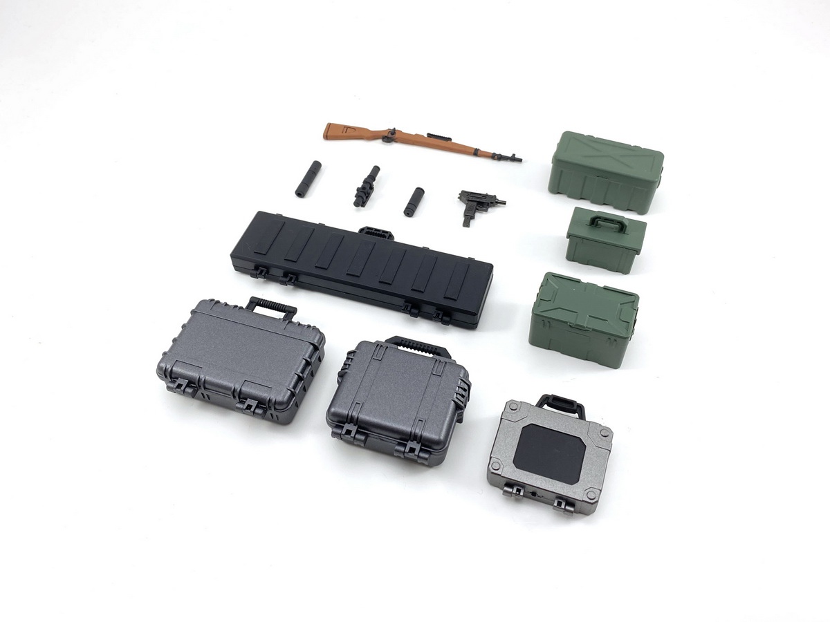 Box Weapon Case Set A (DH-E003) 1/12