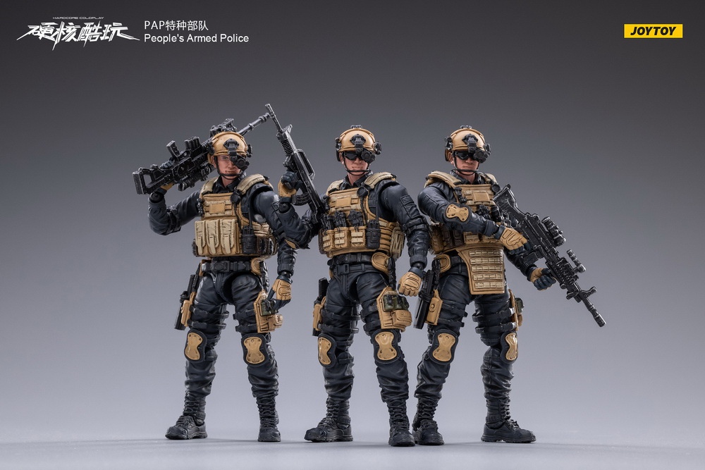 PAP Special Forces - Sniper/Fireman/Assaultman 1/18