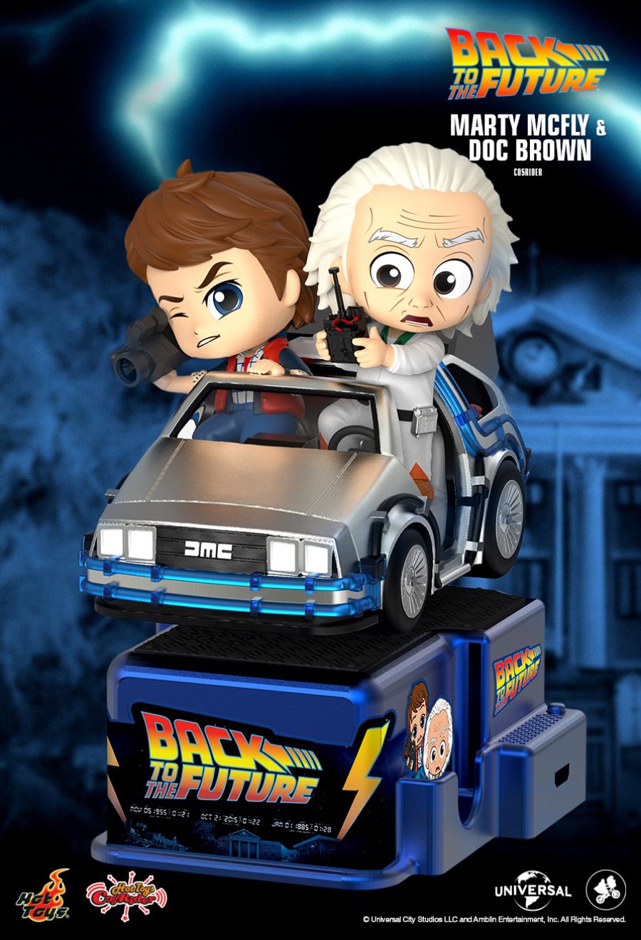 BACK TO THE FUTURE MARTY MCFLY & DOC BROWN