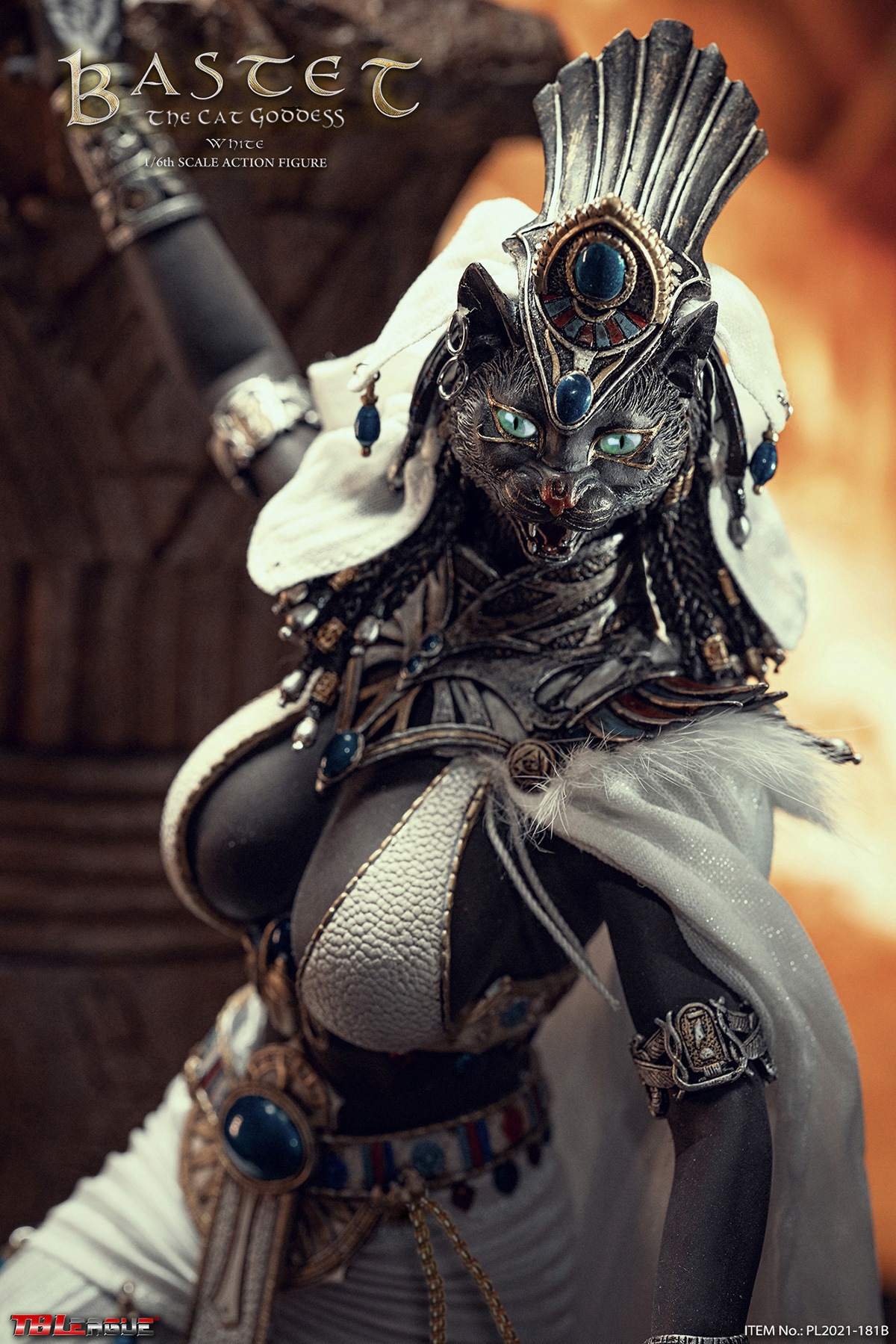 Bastet, The Cat Goddess-Black 1/6