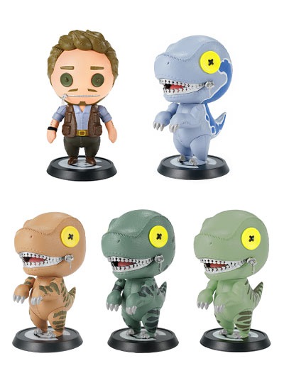 Cutie 1: Jurassic World (Film) Owen with Raptors 【Blue,Charlie,Delta,Echo】
