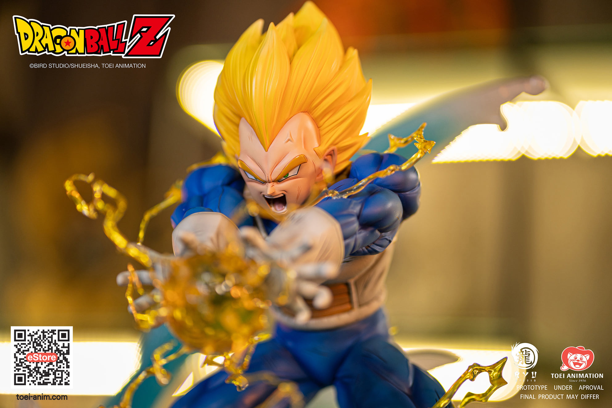 Dragon Ball Z - Vegeta Final Flash 1/4 Scale Premium Statue