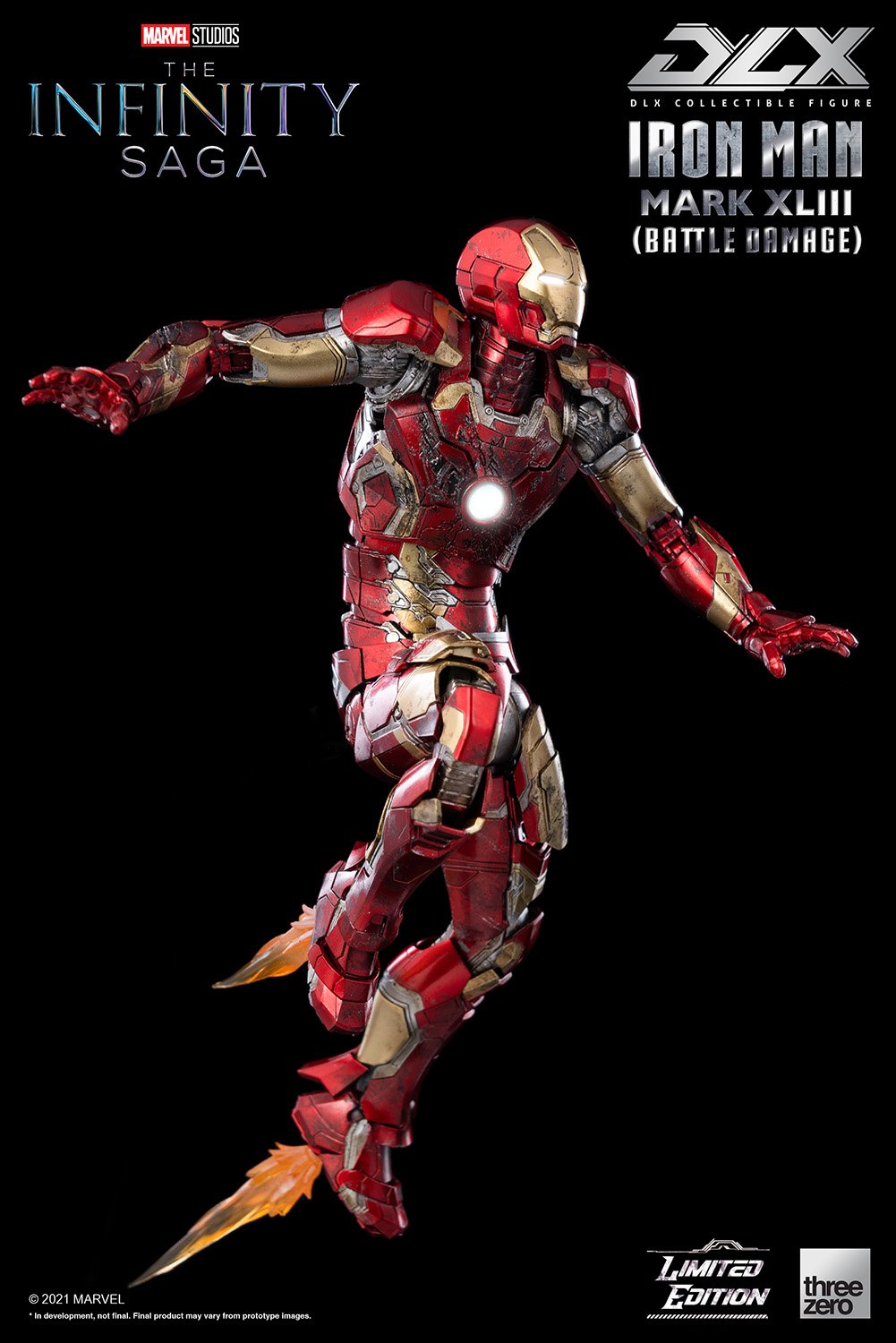 Infinity Saga  DLX Iron Man Mark 43 (Battle Damage)