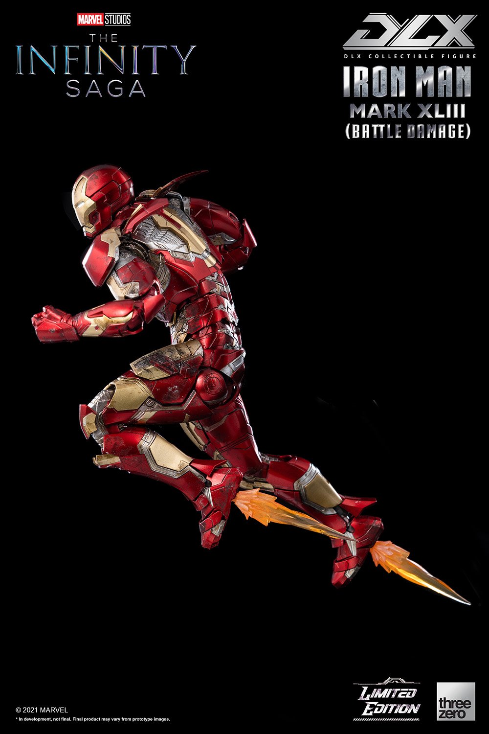 Infinity Saga  DLX Iron Man Mark 43 (Battle Damage)