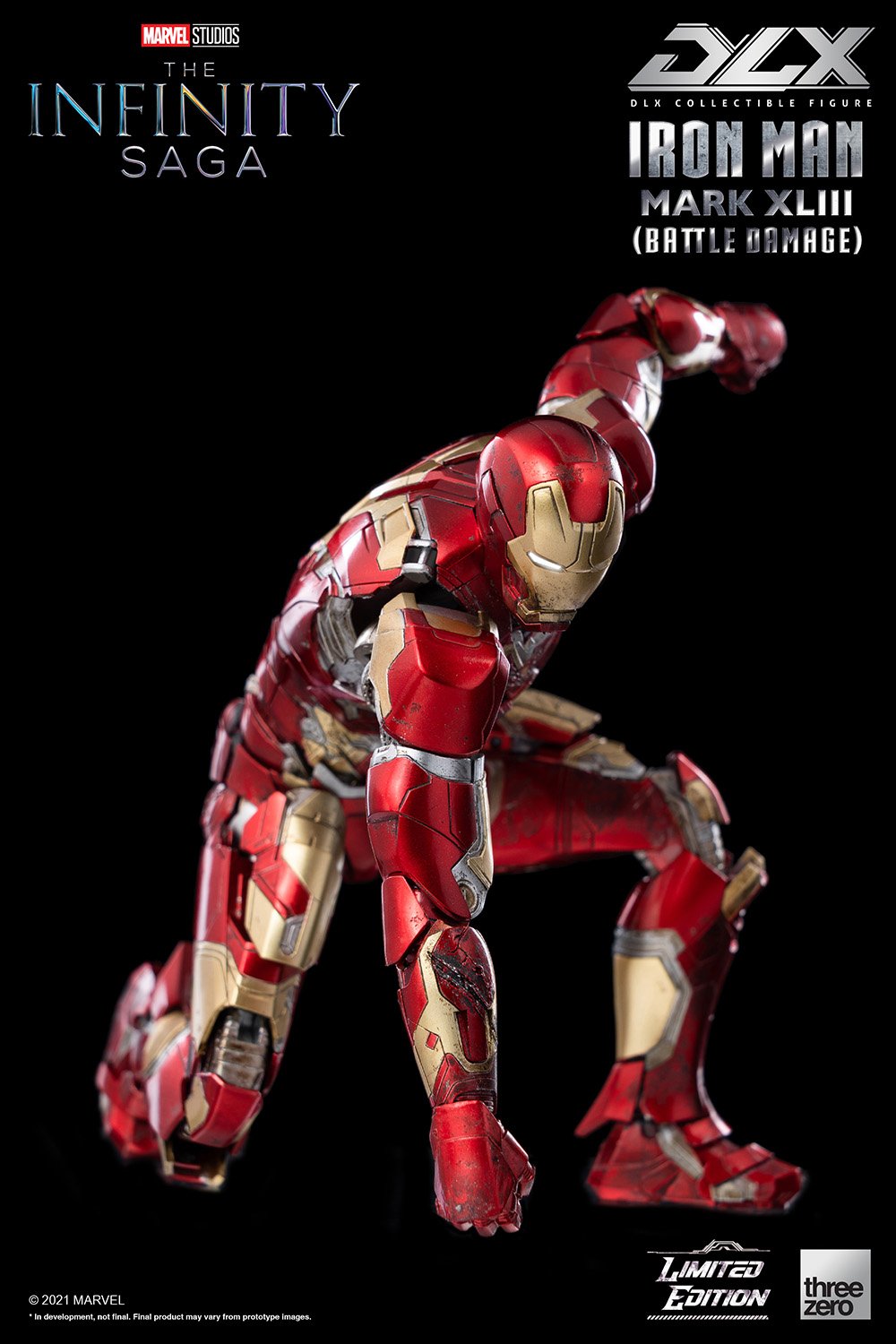Infinity Saga  DLX Iron Man Mark 43 (Battle Damage)