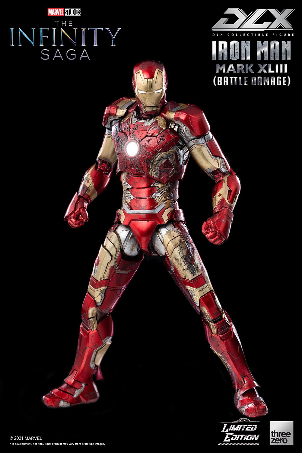 Infinity Saga  DLX Iron Man Mark 43 (Battle Damage)