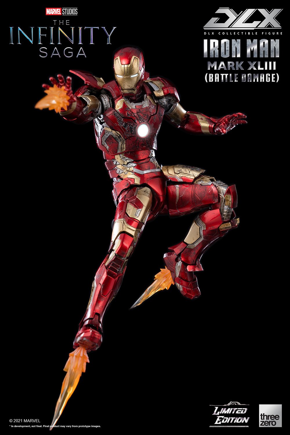 Infinity Saga  DLX Iron Man Mark 43 (Battle Damage)