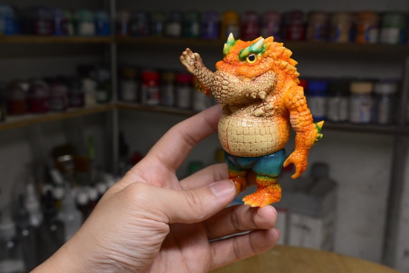 Crocodile Frog Boy - Pointy