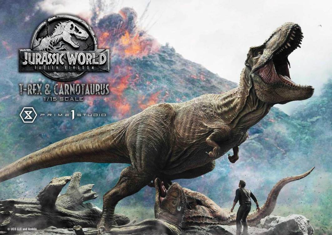 Jurassic World: Fallen Kingdom (Film) Tyrannosaurus-Rex & Carnotaurus