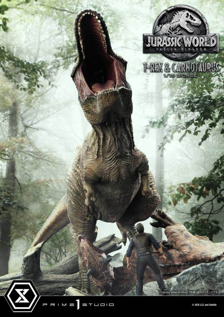 Jurassic World: Fallen Kingdom (Film) Tyrannosaurus-Rex & Carnotaurus
