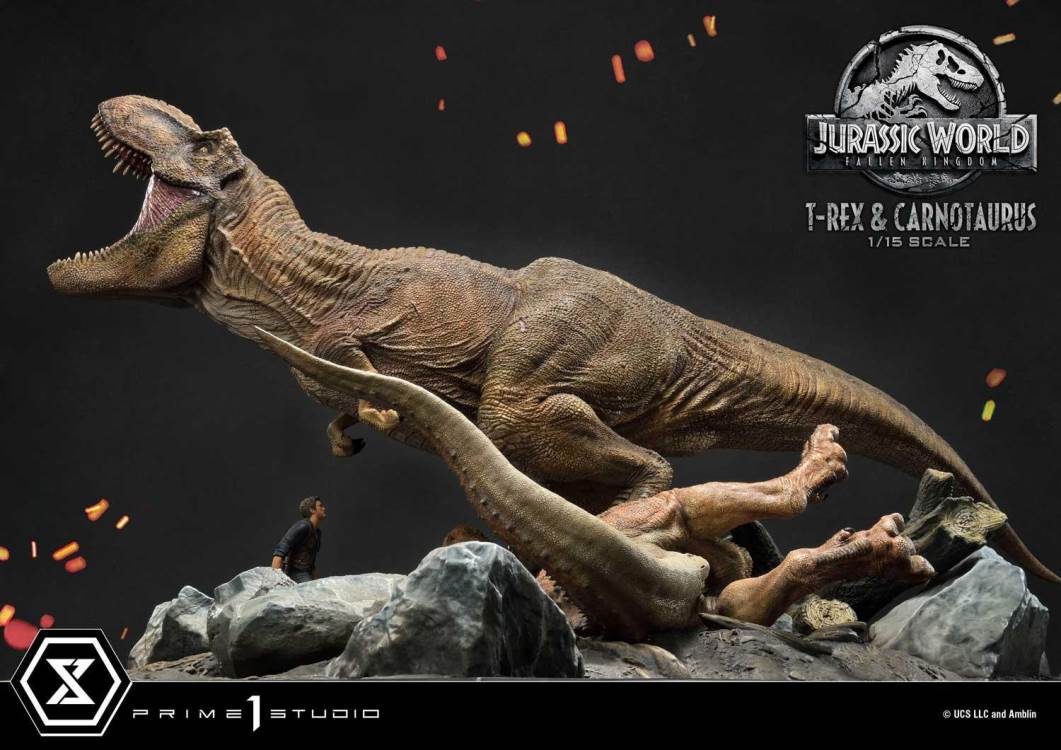 Jurassic World: Fallen Kingdom (Film) Tyrannosaurus-Rex & Carnotaurus