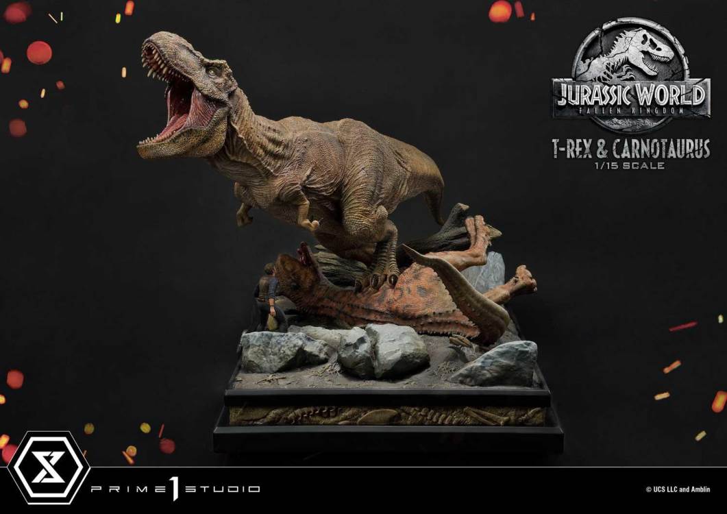 Jurassic World: Fallen Kingdom (Film) Tyrannosaurus-Rex & Carnotaurus