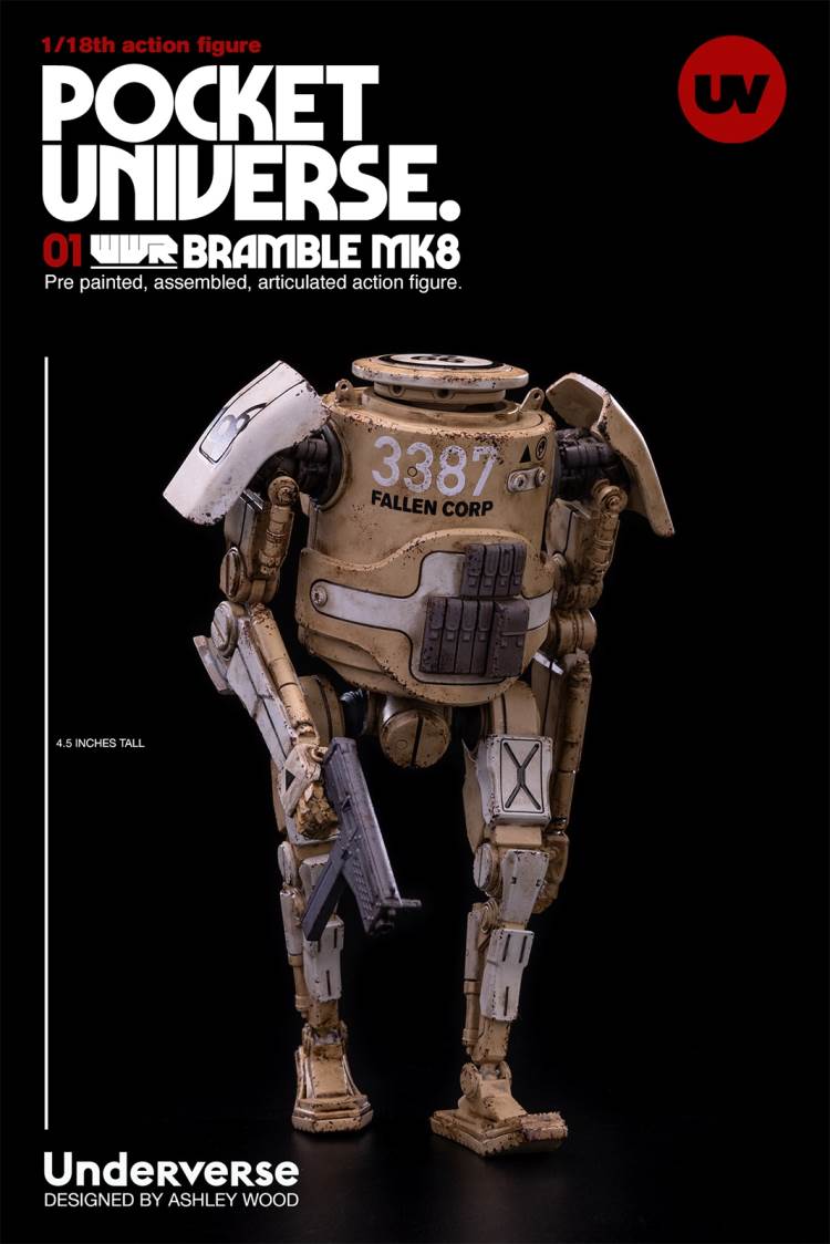 Pocket Universe Series Mini Action Figure BRAMBLE MK8 1/8