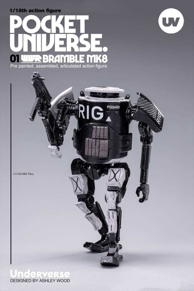 Pocket Universe Series Mini Action Figure BRAMBLE MK8 1/8