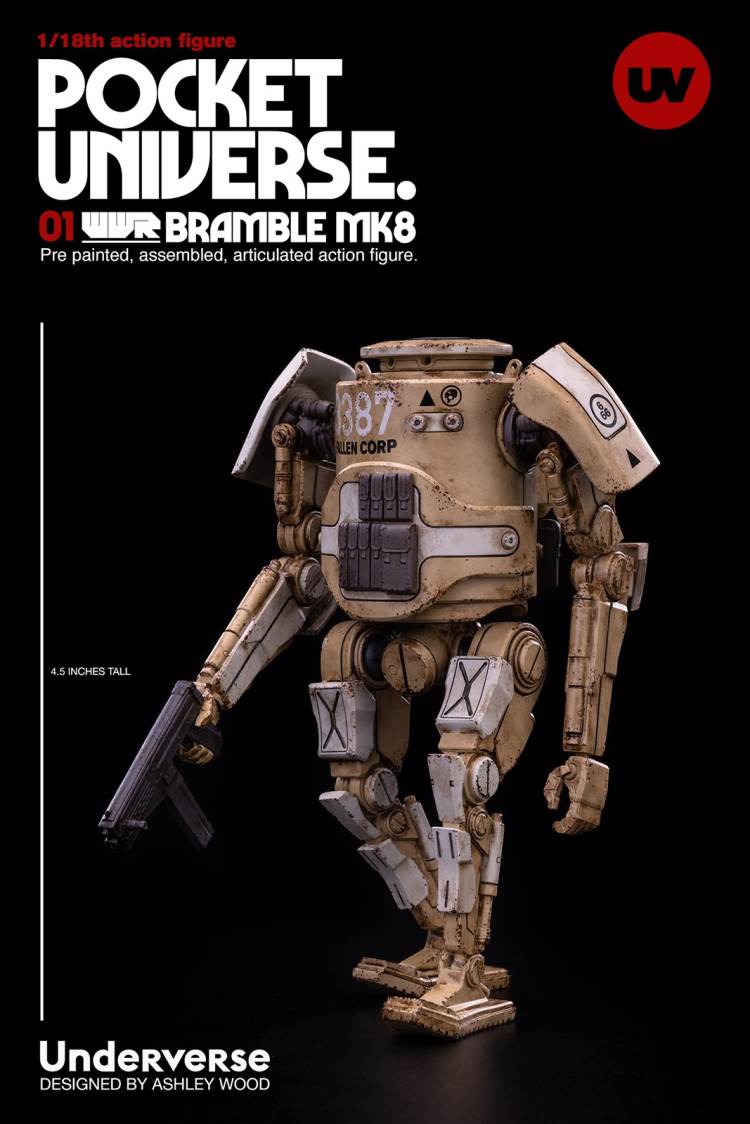 Pocket Universe Series Mini Action Figure BRAMBLE MK8 1/8