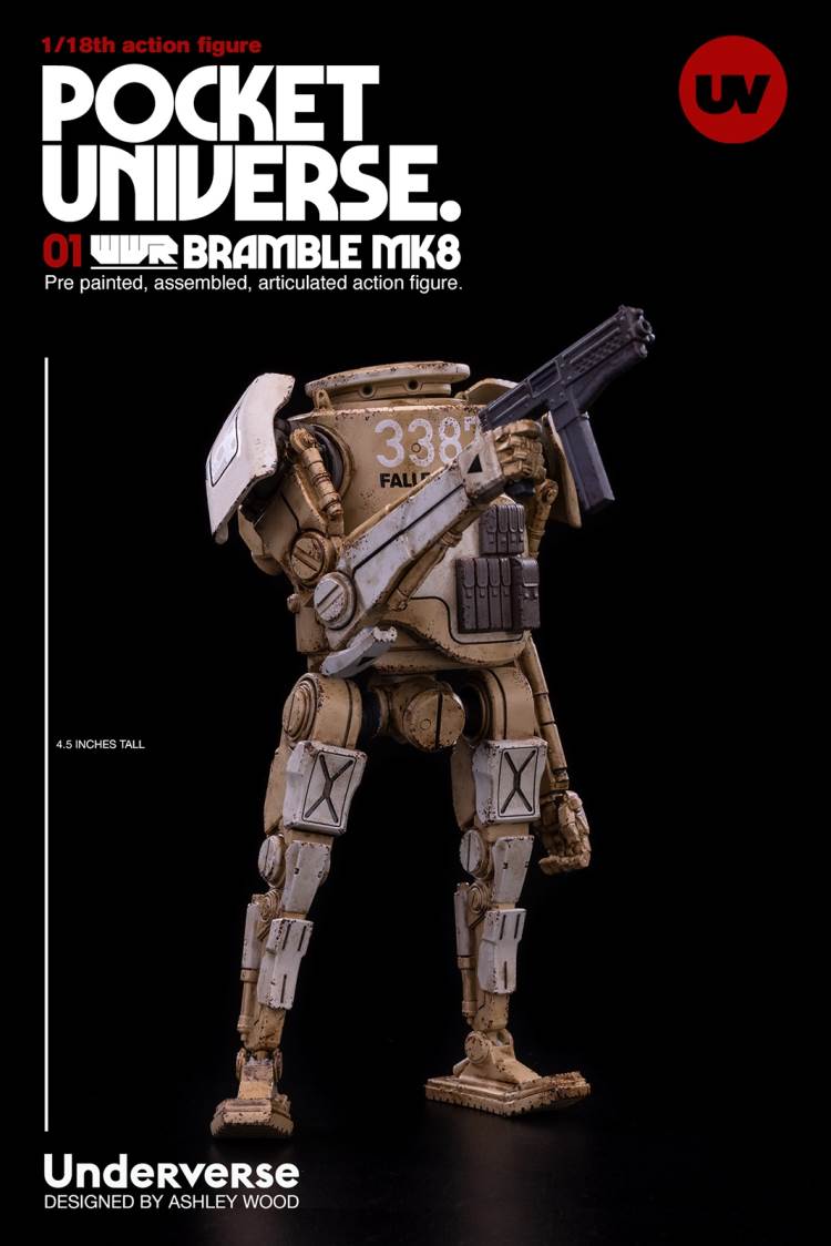 Pocket Universe Series Mini Action Figure BRAMBLE MK8 1/8