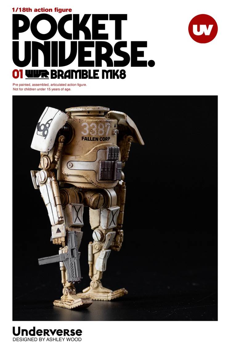 Pocket Universe Series Mini Action Figure BRAMBLE MK8 1/8