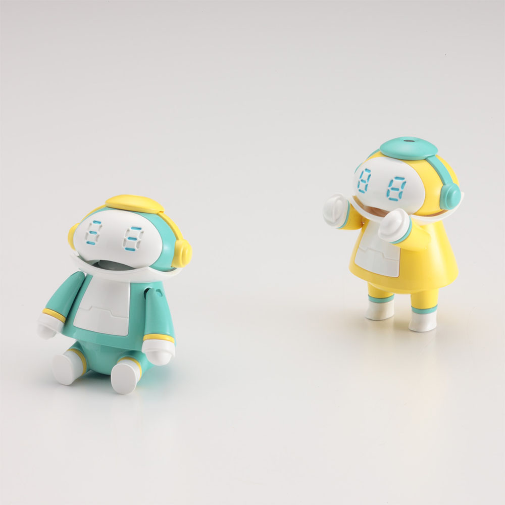 Small Mechatromate No.04 Emblem Set Light Green & Lemon