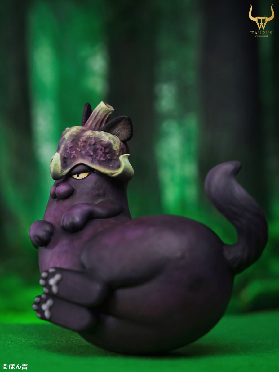 Wild Vegetable Wizard - Eggplant Cat