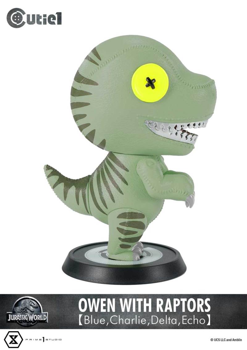 Cutie 1: Jurassic World (Film) Owen with Raptors 【Blue,Charlie,Delta,Echo】