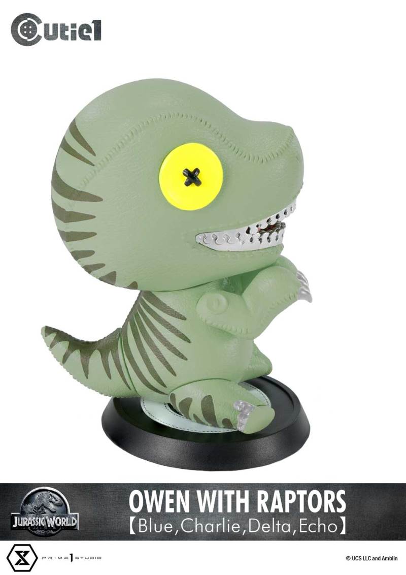 Cutie 1: Jurassic World (Film) Owen with Raptors 【Blue,Charlie,Delta,Echo】