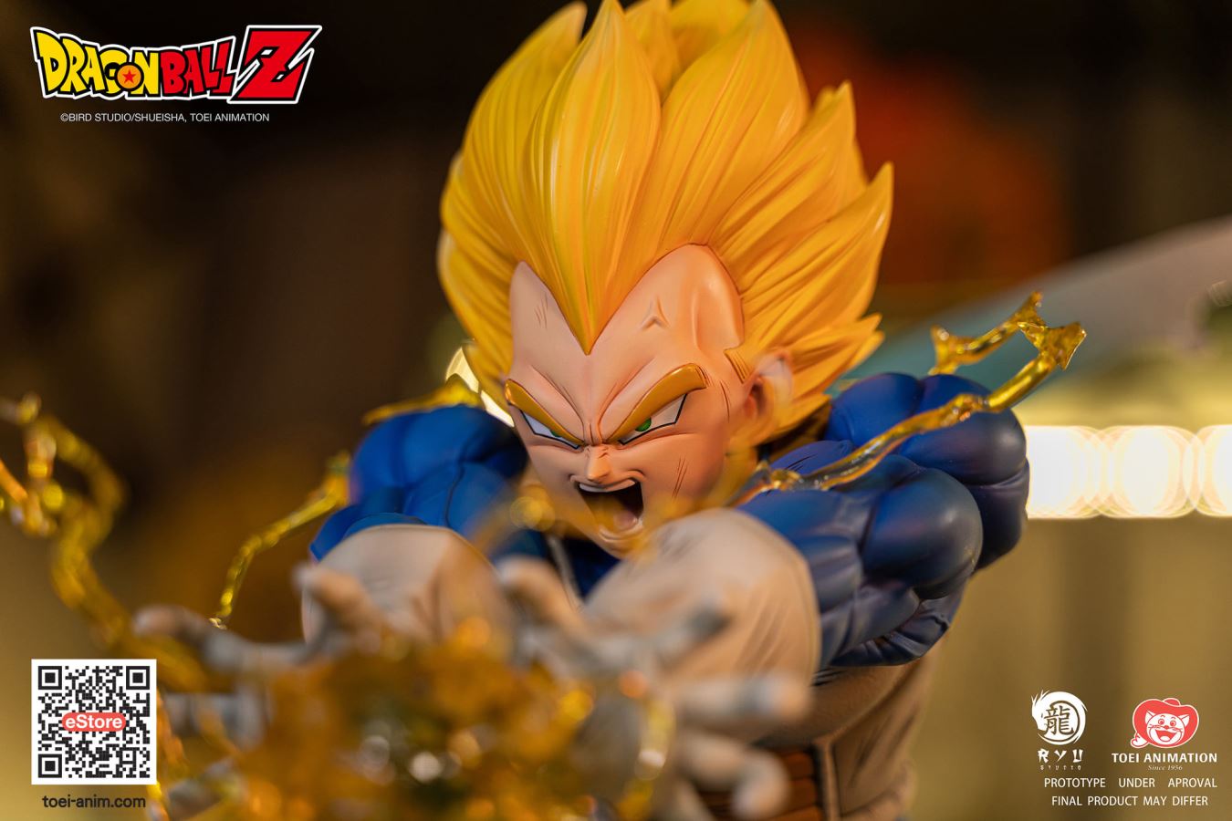 Dragon Ball Z - Vegeta Final Flash 1/4 Scale Premium Statue