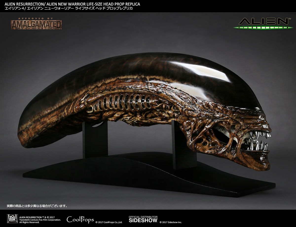 ALIEN RESURRECTION / ALIEN NEW WARRIOR LIFE-SIZE HEAD PROP REPLICA