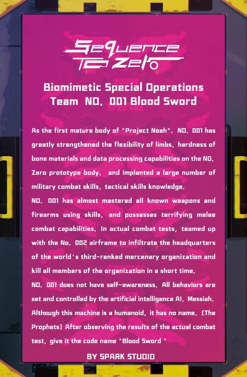 Zero Series Biomimetic Special Operations Team - Blood Sword / Ice Arrow