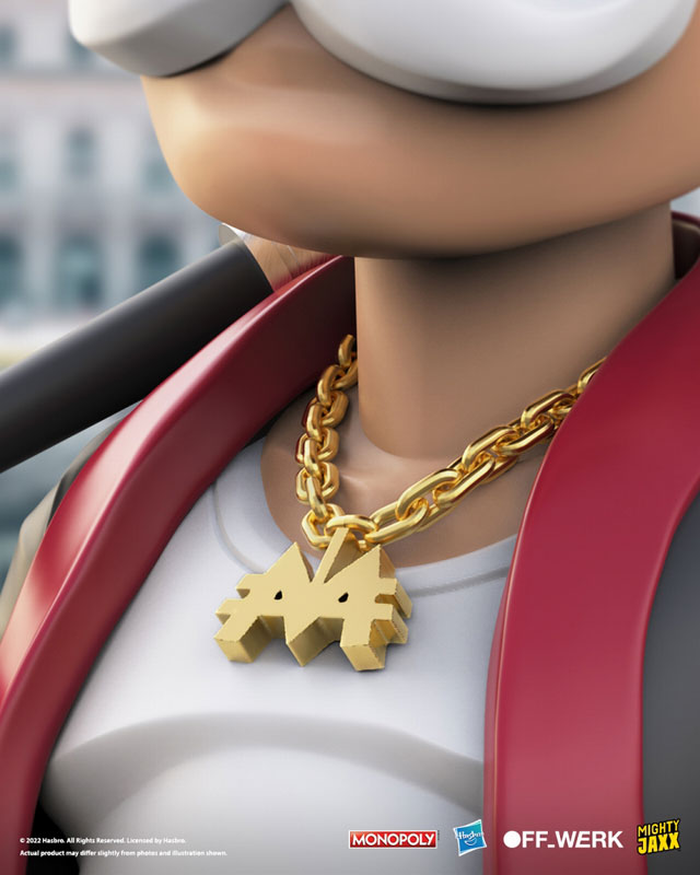 OFF_WERK/ Mr. Monopoly 6.5 Inch Vinyl Art Statue