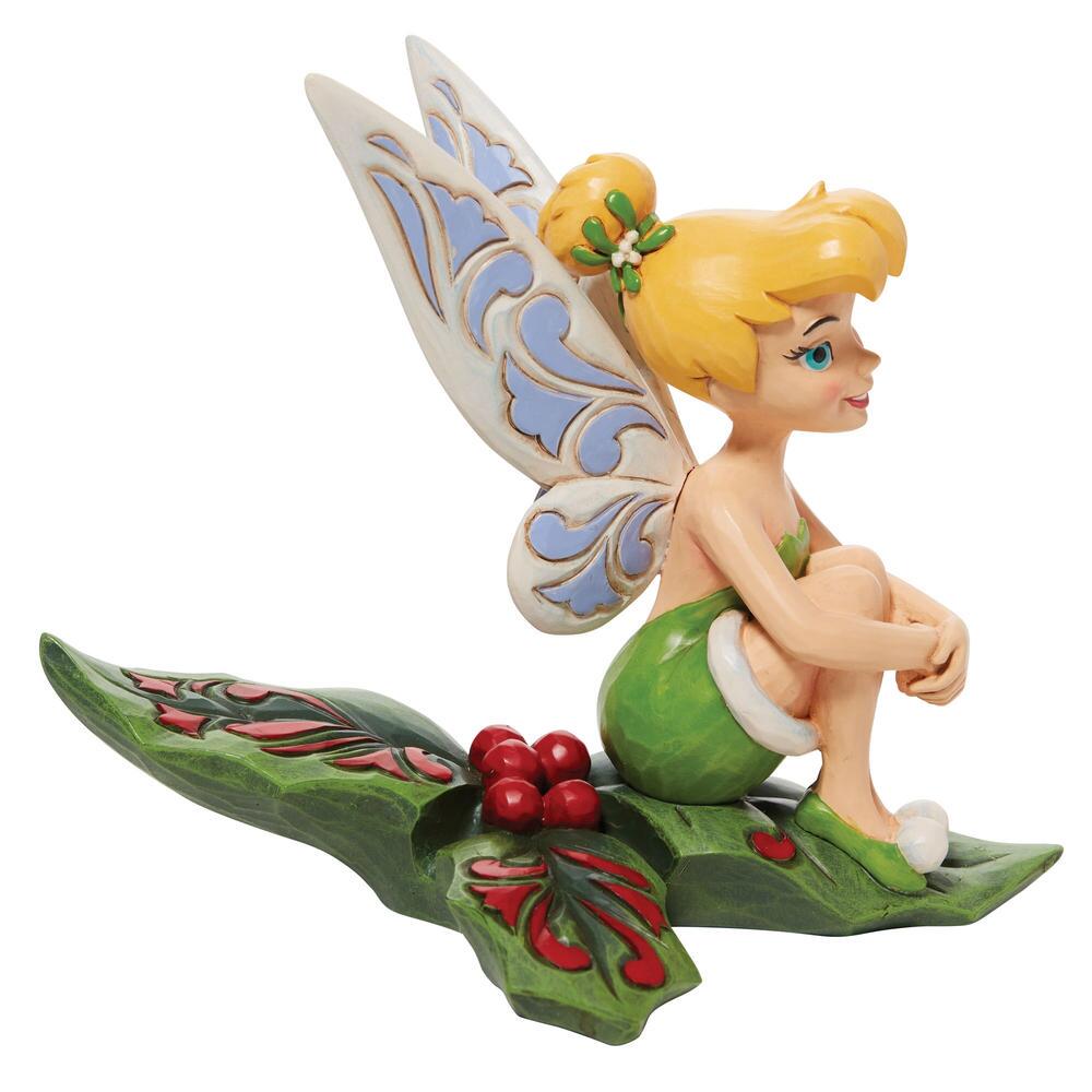 Tinkerbell Sitting on Holly