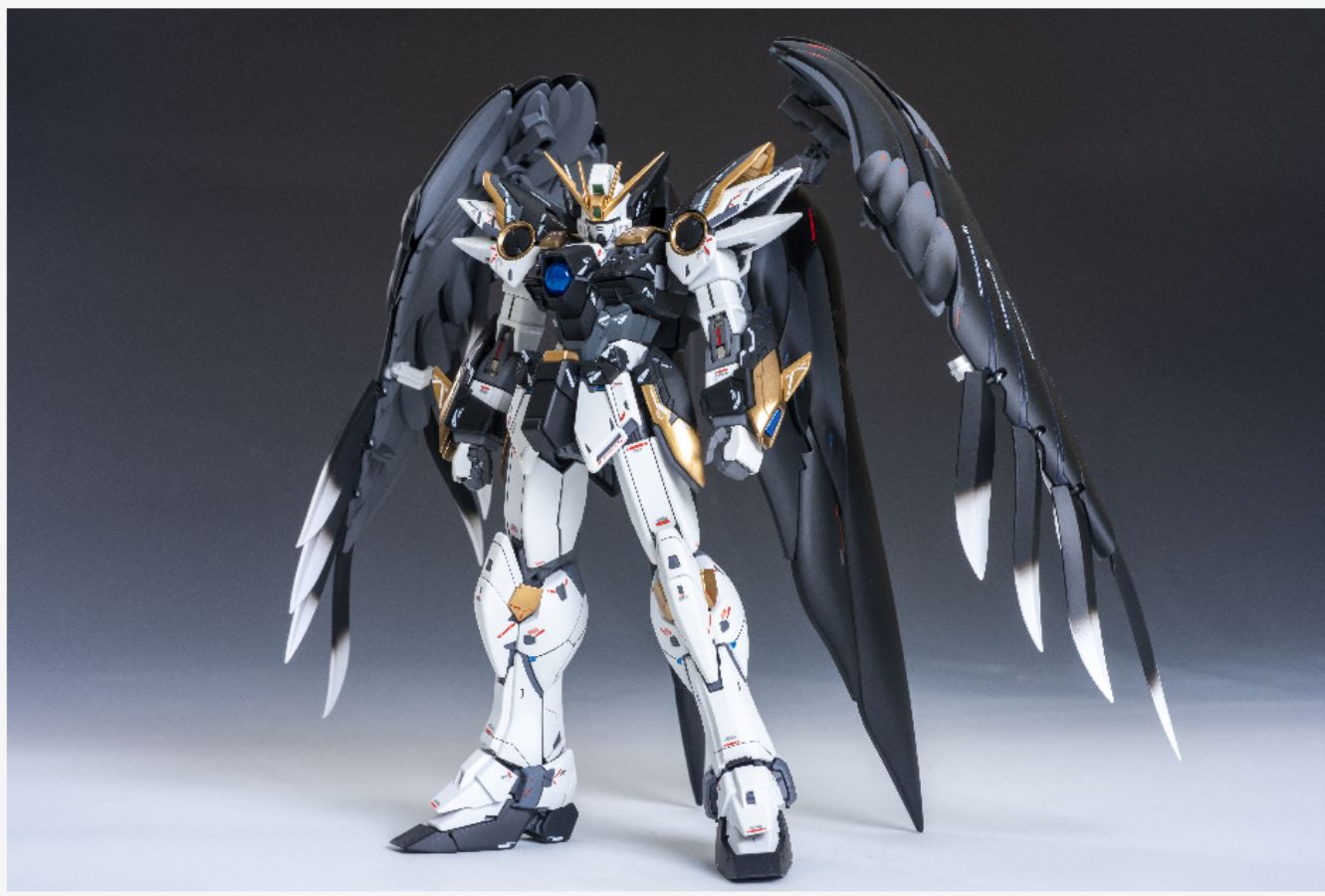 Bandai MG Wing Gundam Zero [Re colored Black Swan ver.]