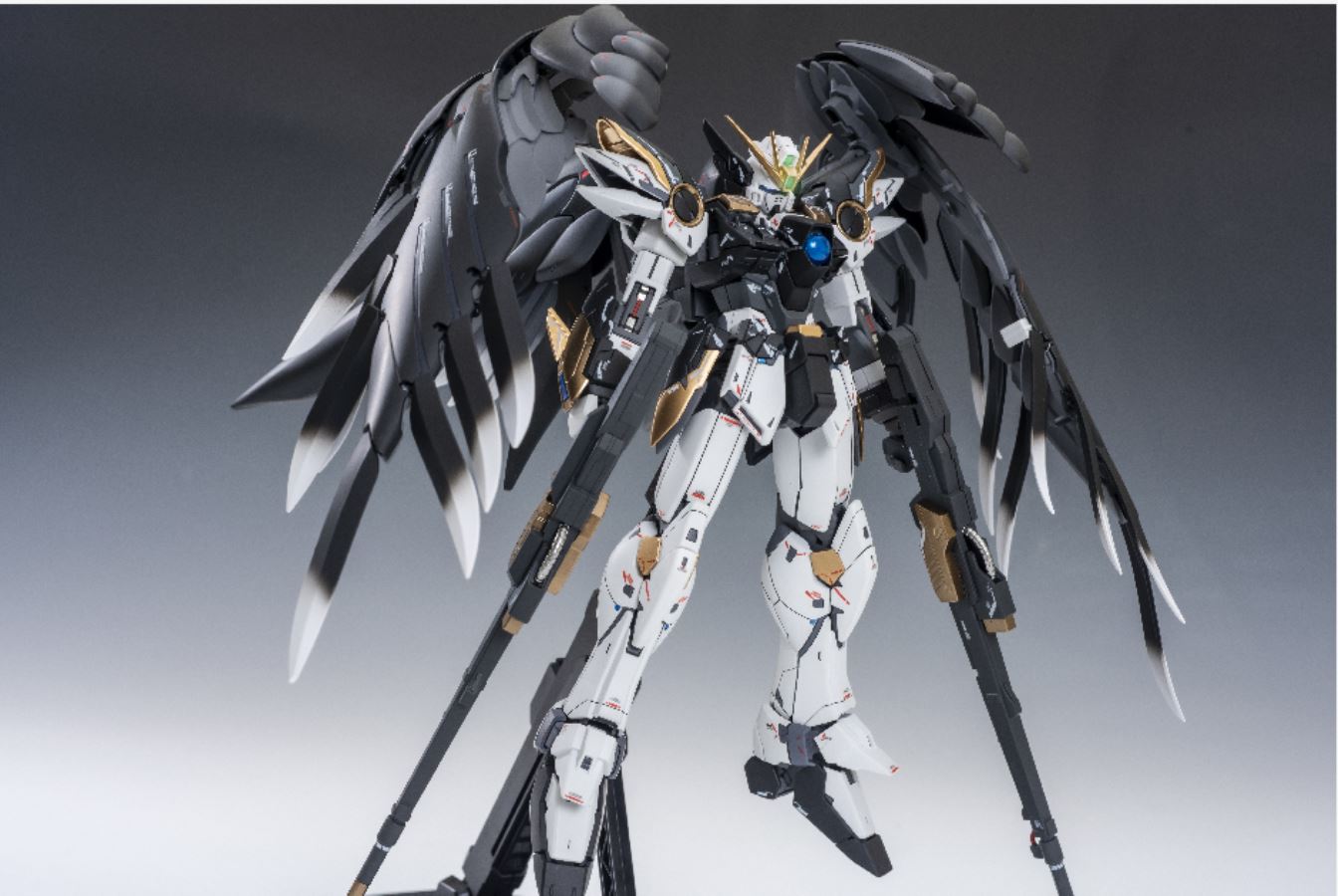 Bandai MG Wing Gundam Zero [Re colored Black Swan ver.]