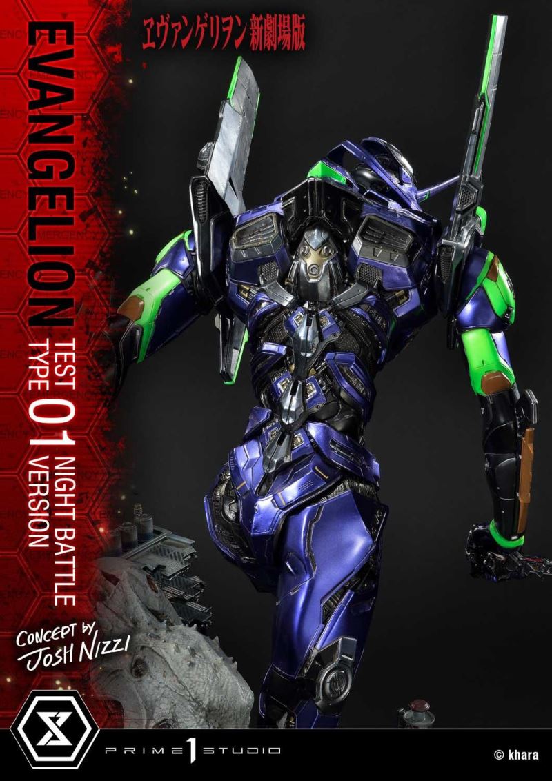 Evangelion Test Type-01 (Concept By Josh Nizzi) Night Battle Version