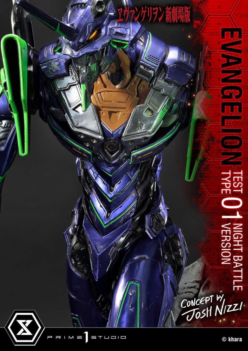Evangelion Test Type-01 (Concept By Josh Nizzi) Night Battle Version