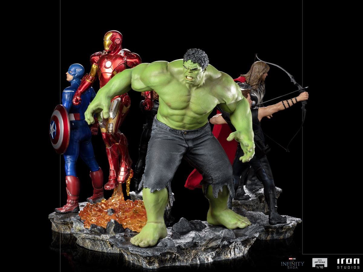 Marvel Infinity Legends Avengers - Captain America/Iron Man/Black Widow/Hawkeye/Thor/Hulk 1/10