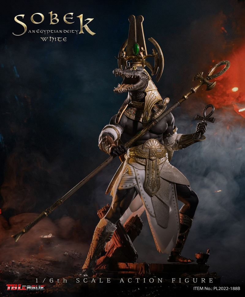 Ancient Egyptian Gods - Sobek Black/White (PL2022-188A/B) 1/6