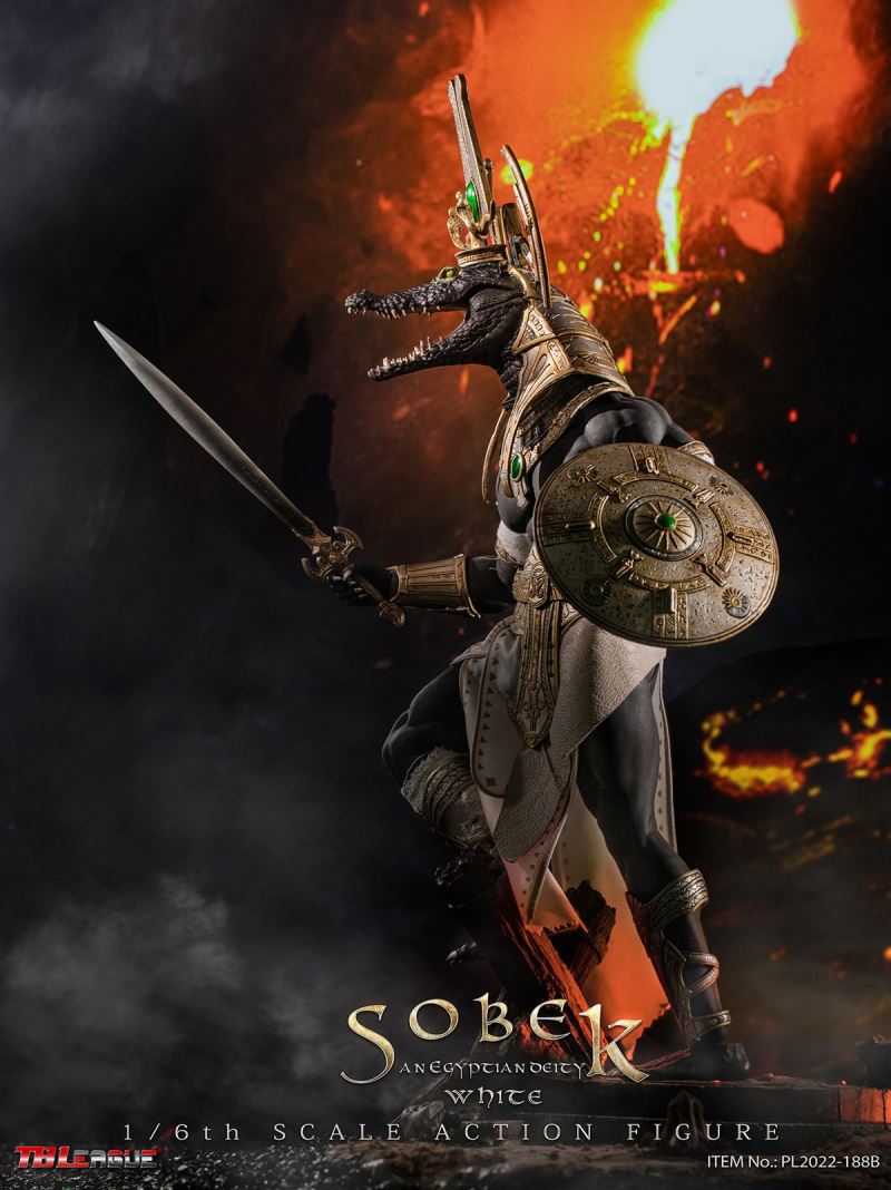 Ancient Egyptian Gods - Sobek Black/White (PL2022-188A/B) 1/6