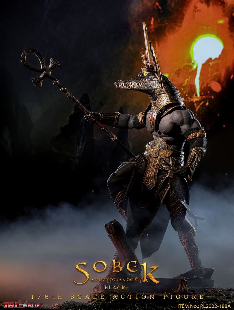 Ancient Egyptian Gods - Sobek Black/White (PL2022-188A/B) 1/6