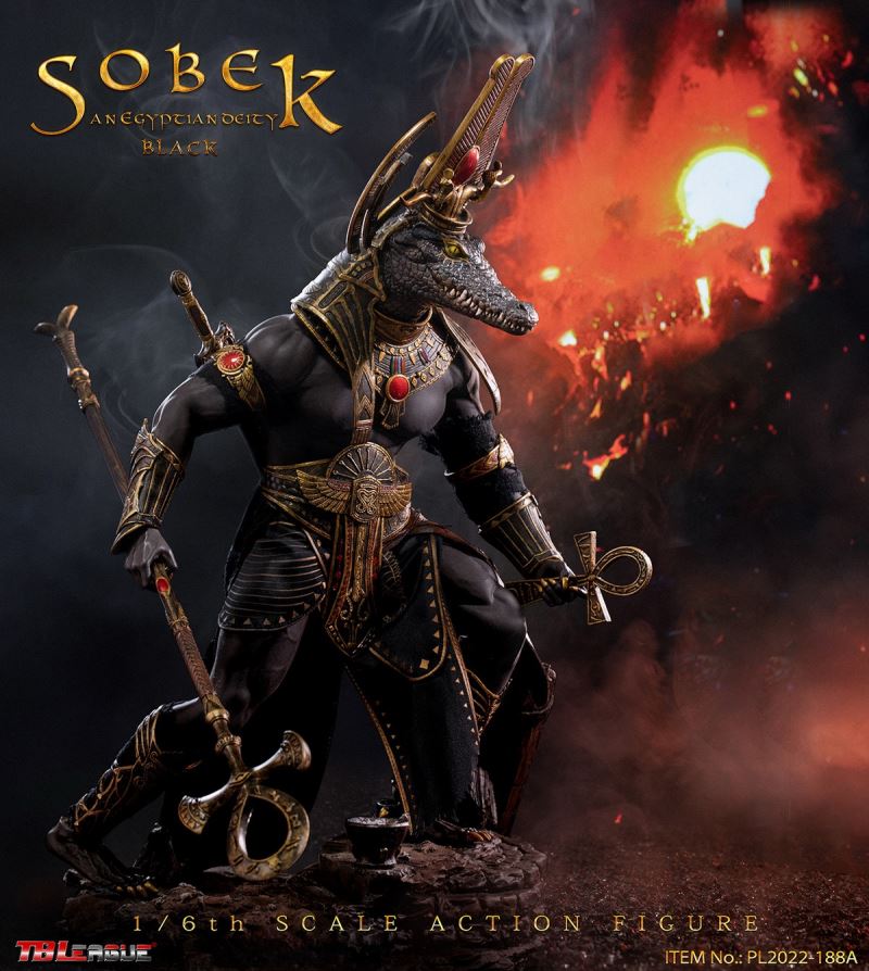 Ancient Egyptian Gods - Sobek Black/White (PL2022-188A/B) 1/6
