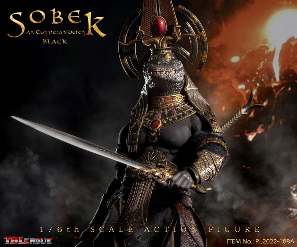 Ancient Egyptian Gods - Sobek Black/White (PL2022-188A/B) 1/6