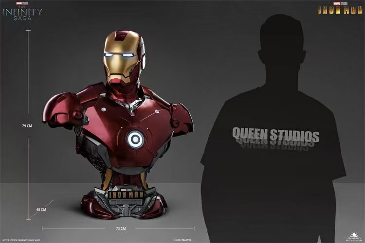 พรีวิวแบบชัด ๆ กับ Iron Man Mark III Bust ค่าย Queen Studios