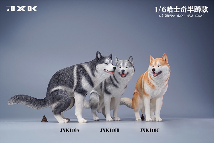Siberian Husky Half Squat / Leg Lift 1/6