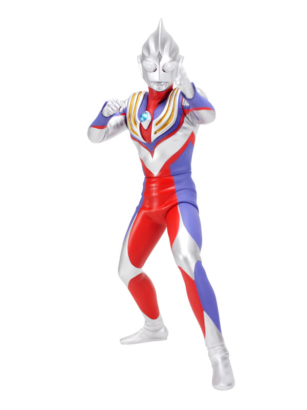 Tokusatsu Series Ultraman Tiga Multi Type Advent Ver. w/Light Up Gimmick 1/6