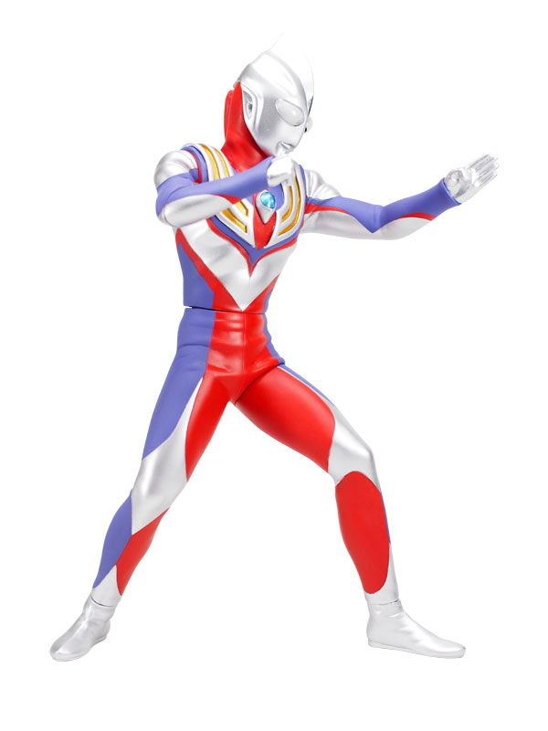 Tokusatsu Series Ultraman Tiga Multi Type Advent Ver. w/Light Up Gimmick 1/6