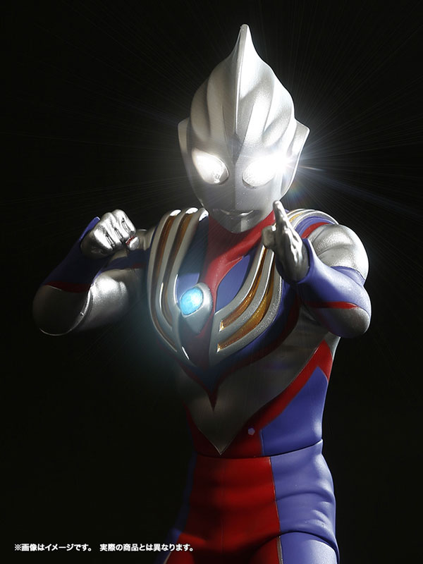 Tokusatsu Series Ultraman Tiga Multi Type Advent Ver. w/Light Up Gimmick 1/6